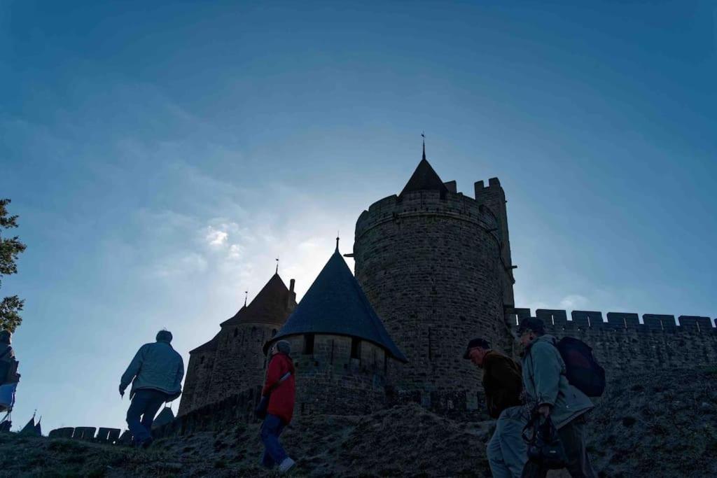 La Maison Rue Nadaud, Au Pied Des Remparts Carcassonne Luaran gambar
